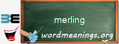 WordMeaning blackboard for merling
